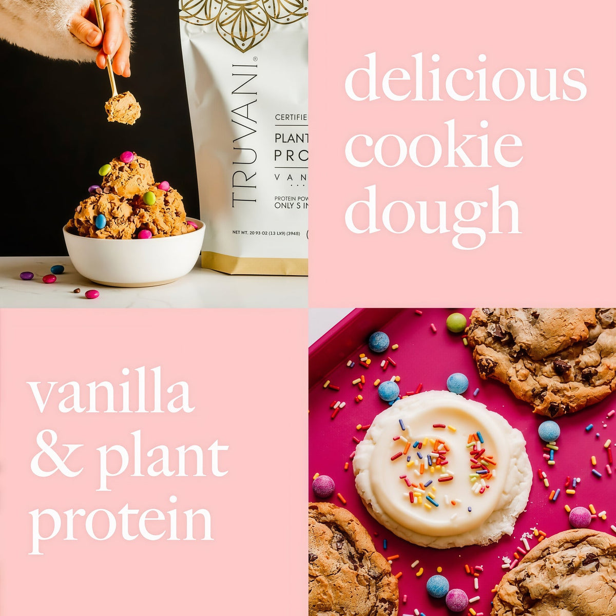 Truvani Organic Plant Based Protein Powder
