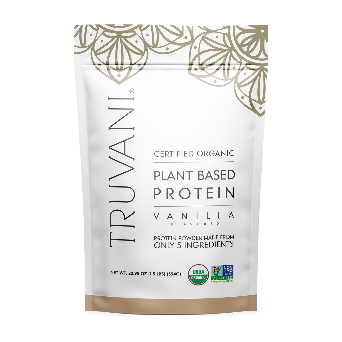 Truvani Organic Plant Based Protein Powder
